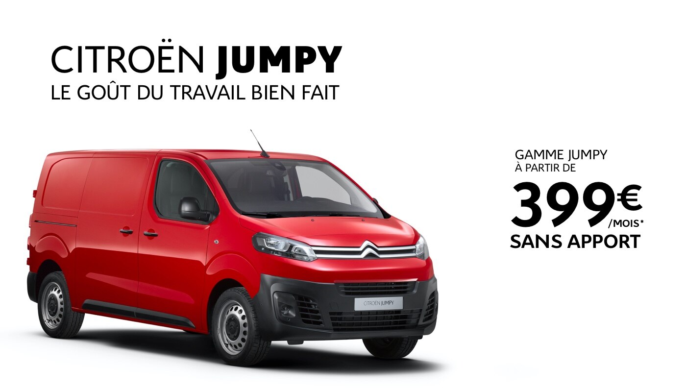 Citroën Jumpy à partir de 399€/mois*