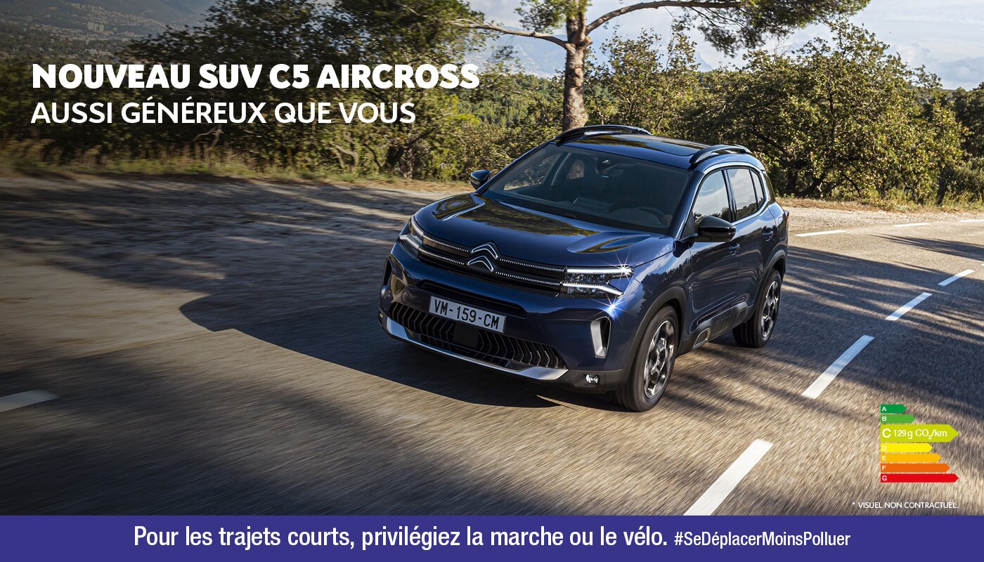Nouveau SUV Citroën C5 Aircross